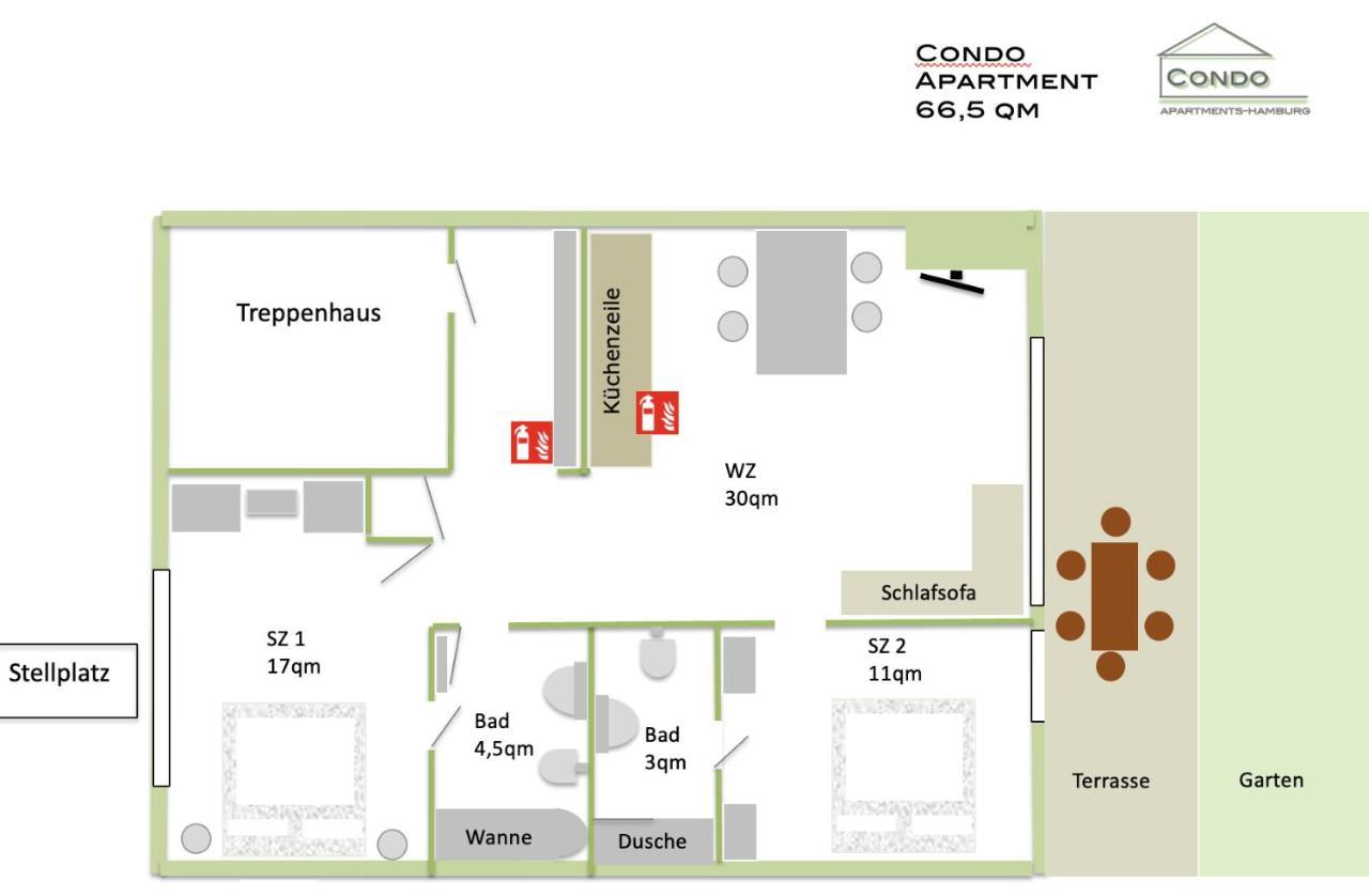 Appartement Condo Apartments Hamburg Hamburg-Harburg