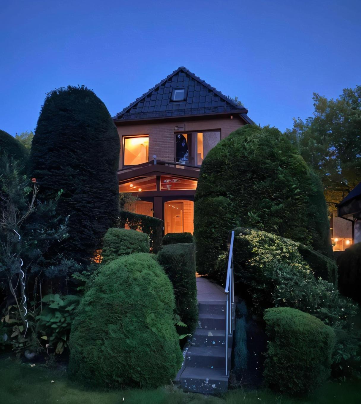 Gartenblick-oase: Obergeschosswohnung In Hamburg-Harburg