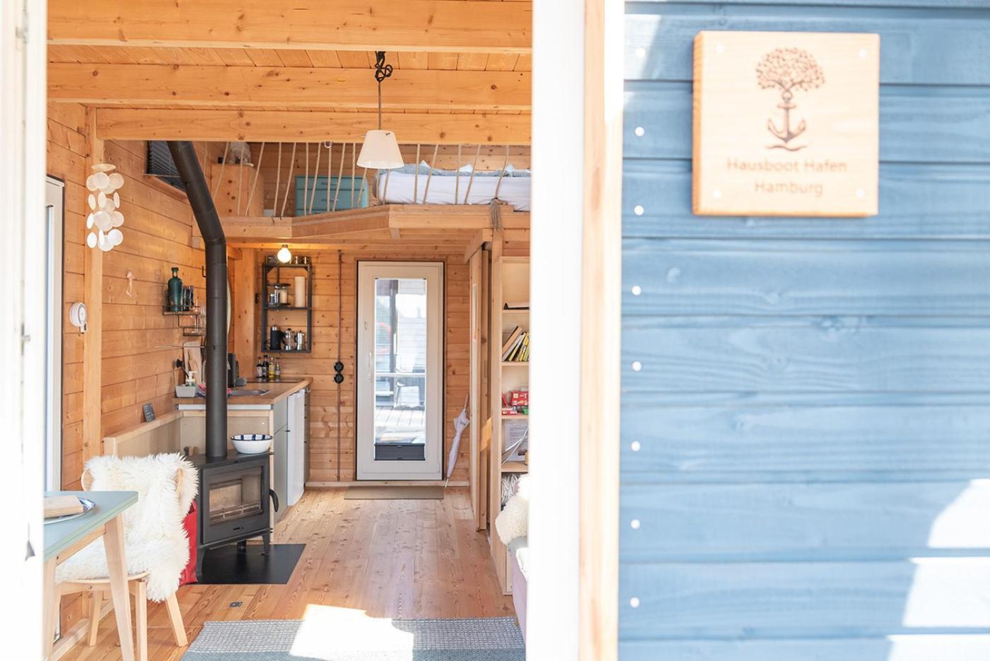 Botel Tolles Tiny-hausboot Marianne Mit Dachterrasse
