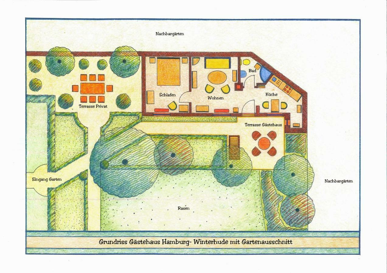 Gastehaus Hh- Winterhude Ferienhaus *